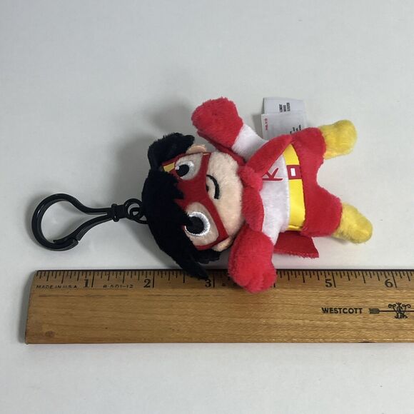 Headstart Ryan Titan Plush Keyring Hangtag Toy Doll Ring Boy Kid Panda Mask Hero - Picture 5 of 6